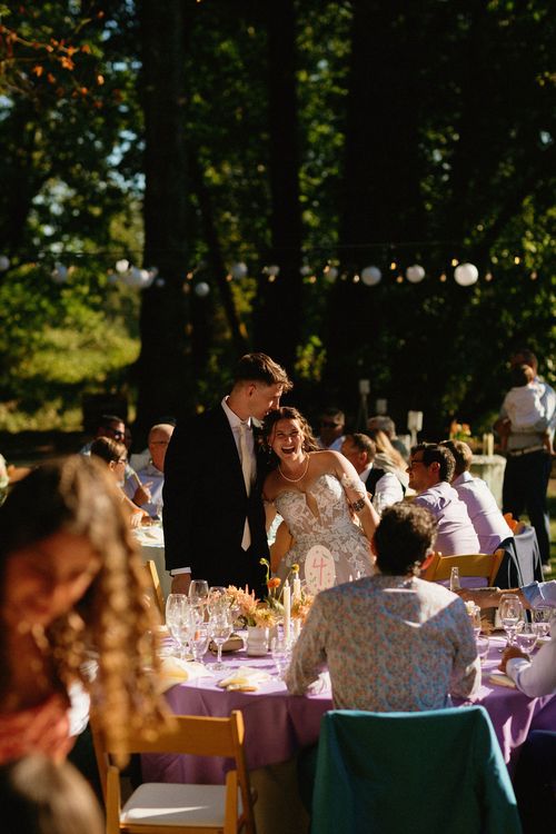 image of an elegantly designed garden for a luxury landscaping service