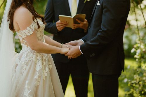 image of an elegantly designed garden for a luxury landscaping service