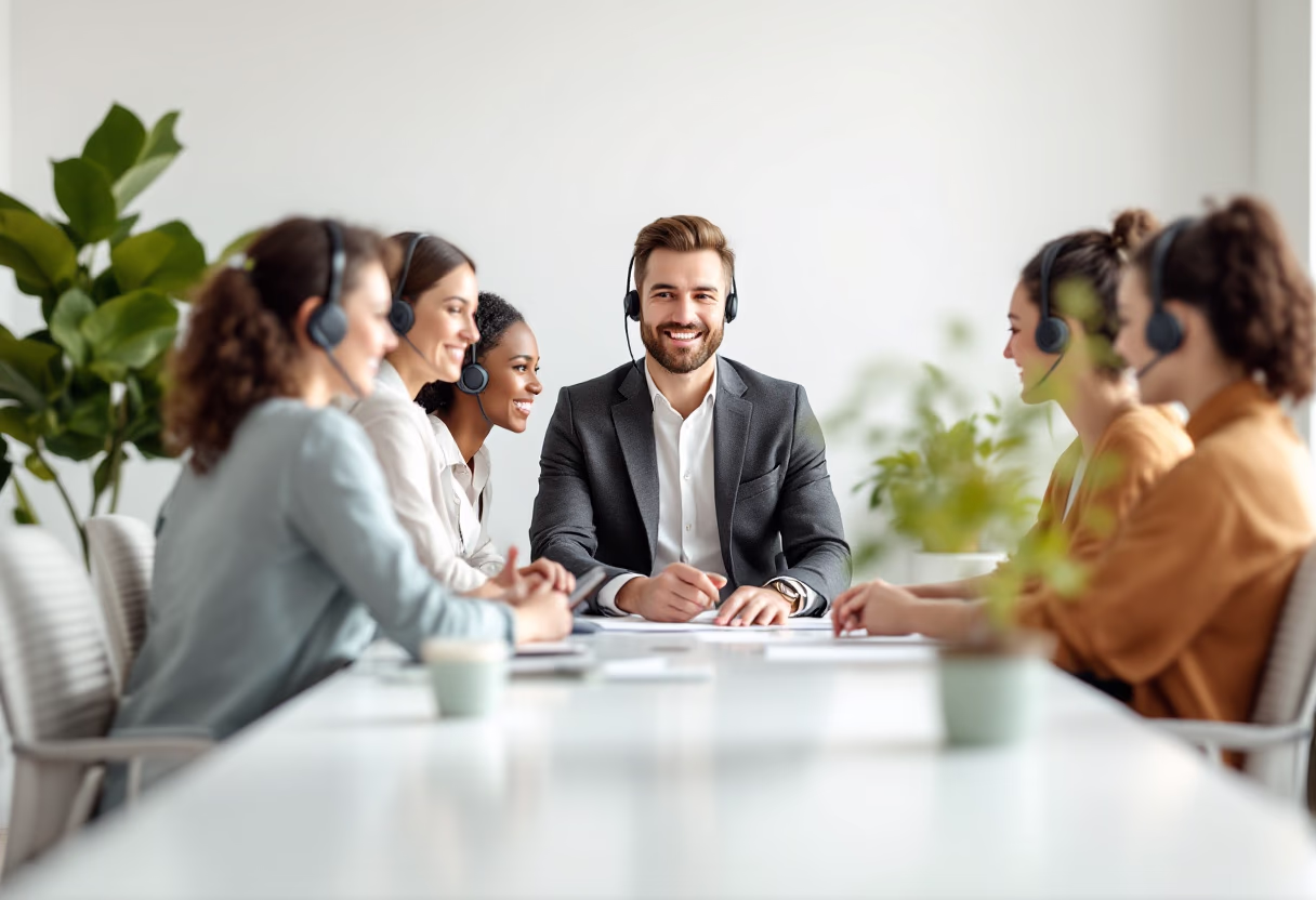 image of customer support center (for a agricultural services)