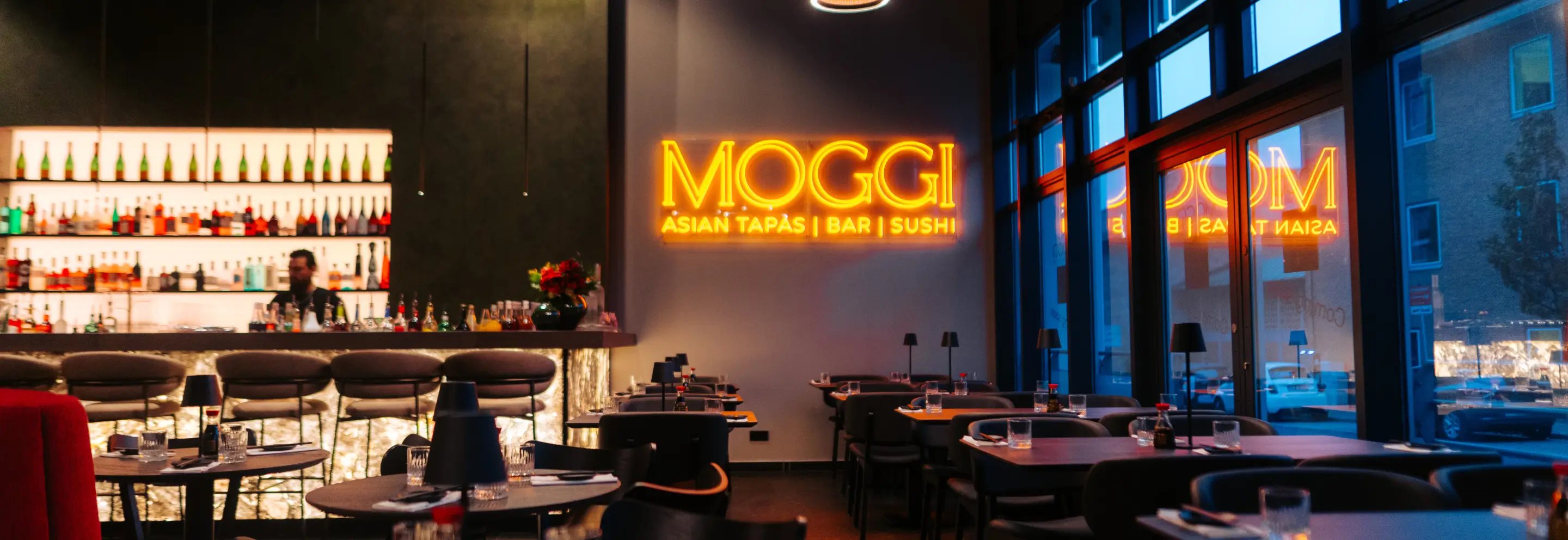 MOGGI Restaurant Innenansicht
