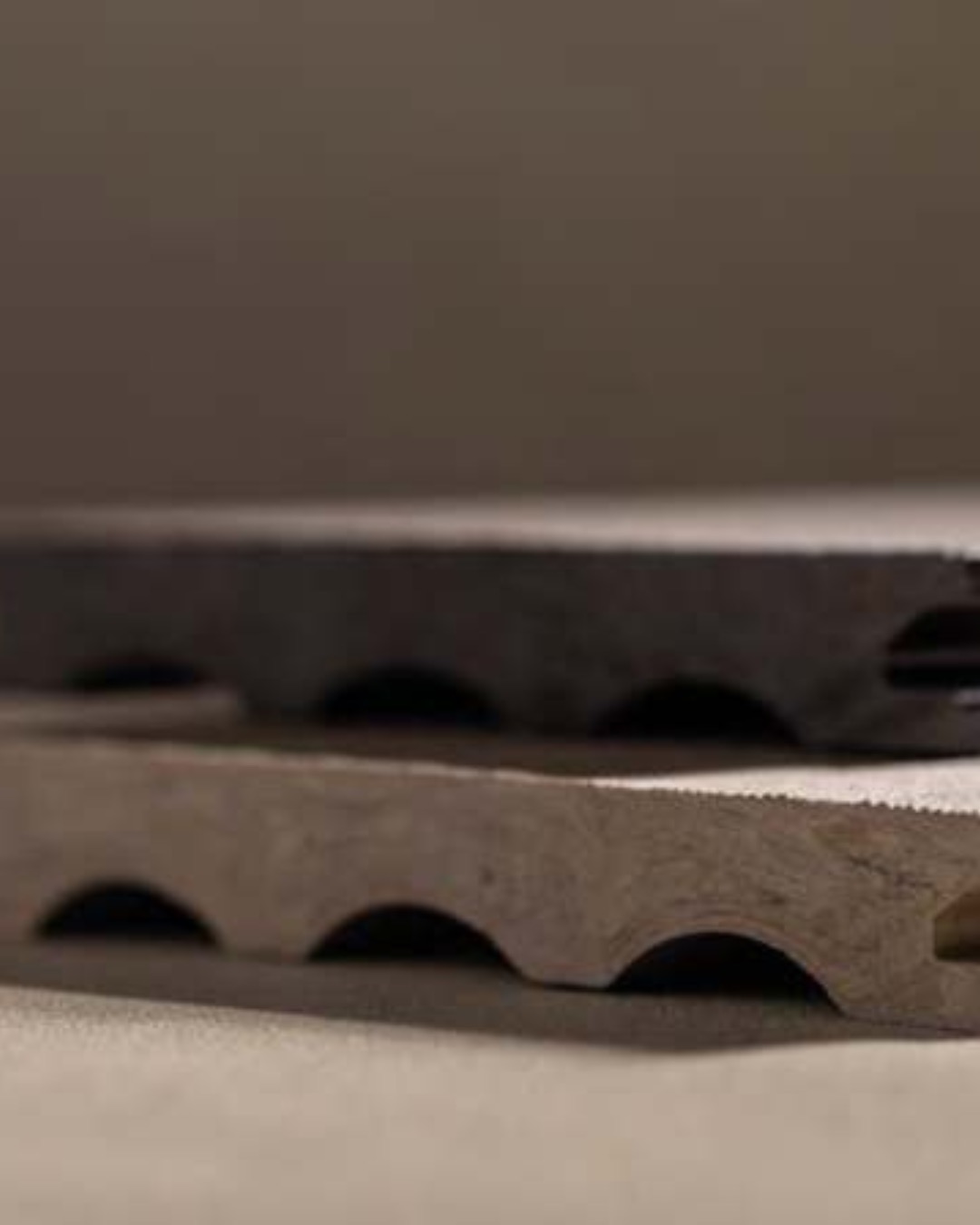 Underside of a Tarimatec board showing how it seats on the aluminium joist
