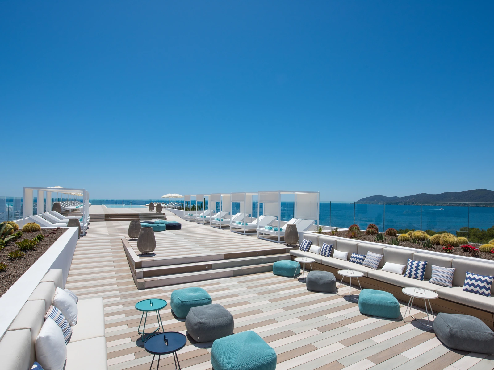 The Star Prestige rooftop terrace at Iberostar Selection Santa Eulalia, Ibiza