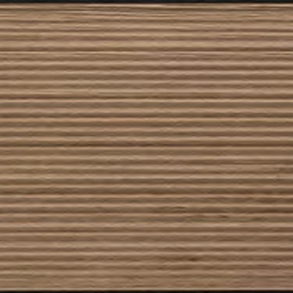 Tarimatec Coffee 2522 composite decking swatch, grooved Surco surface