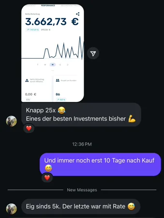 AI Business Engine - Umsatz-Dashboard zeigt 3.662 Euro Rohertrag mit 1.147 Prozent Wachstum in 10 Tagen