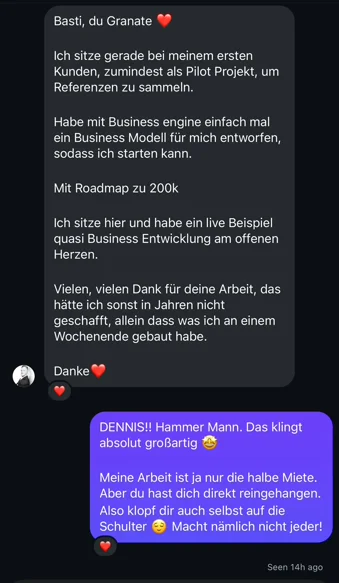 AI Business Engine - Instagram Story von alexanderdahms zeigt KI-Kurs als Game Changer für 449 Euro