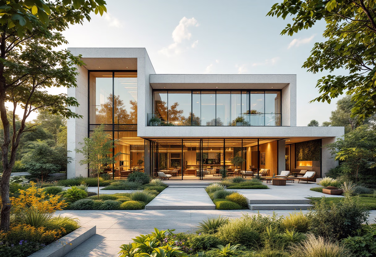 image of completed building project (for a construction company)