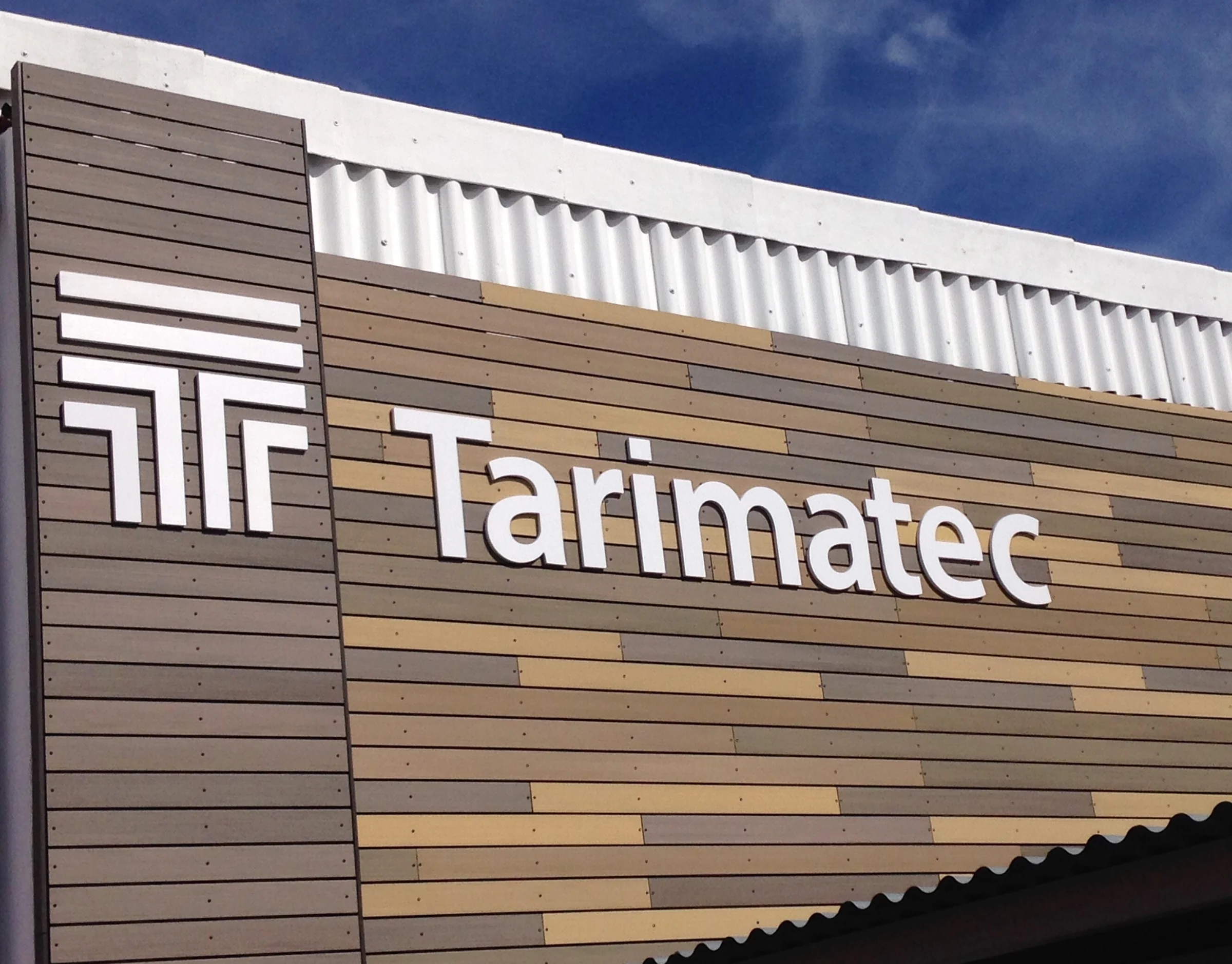 Tarimatec composite decking installed