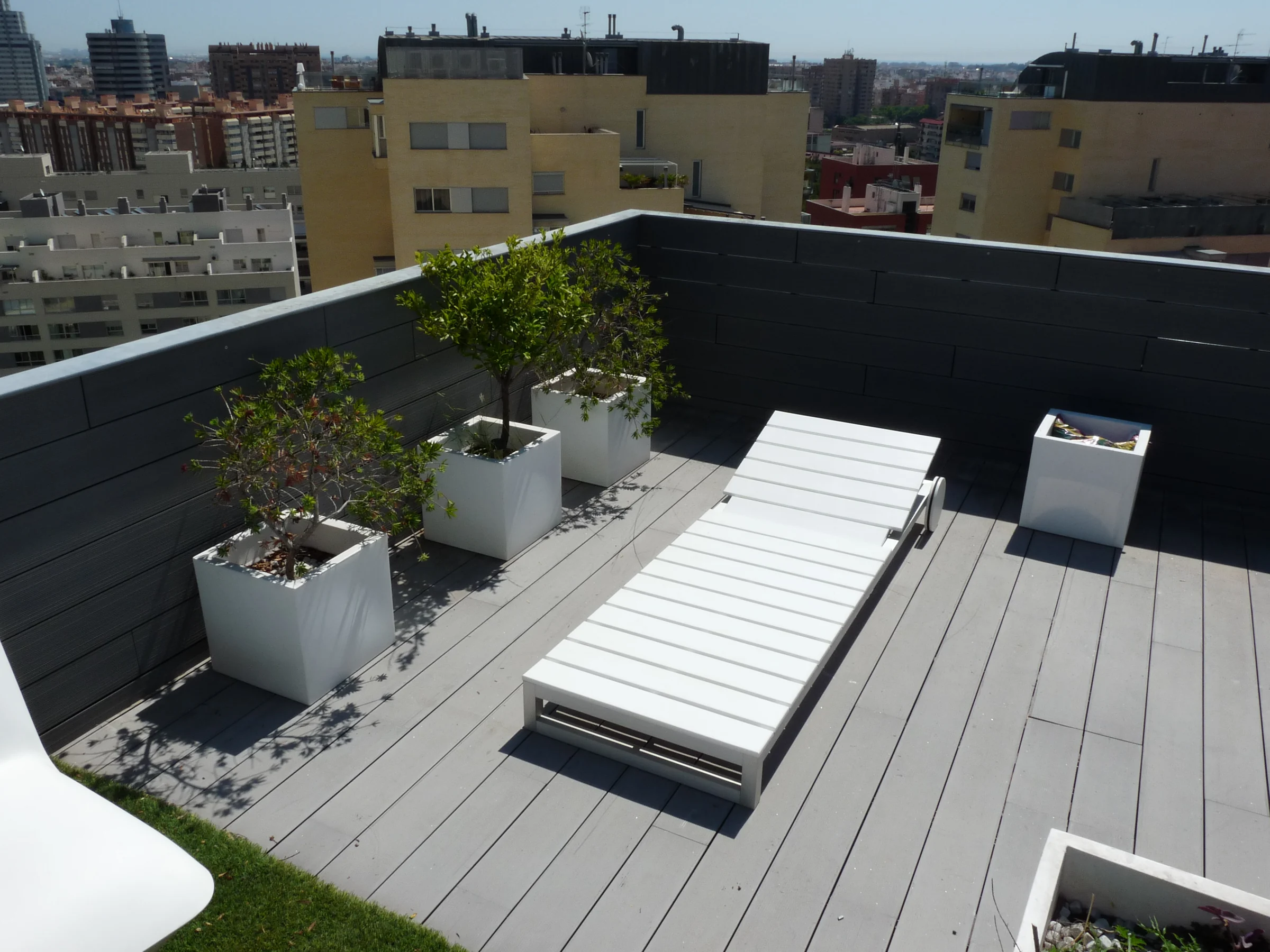 Tarimatec composite decking installed