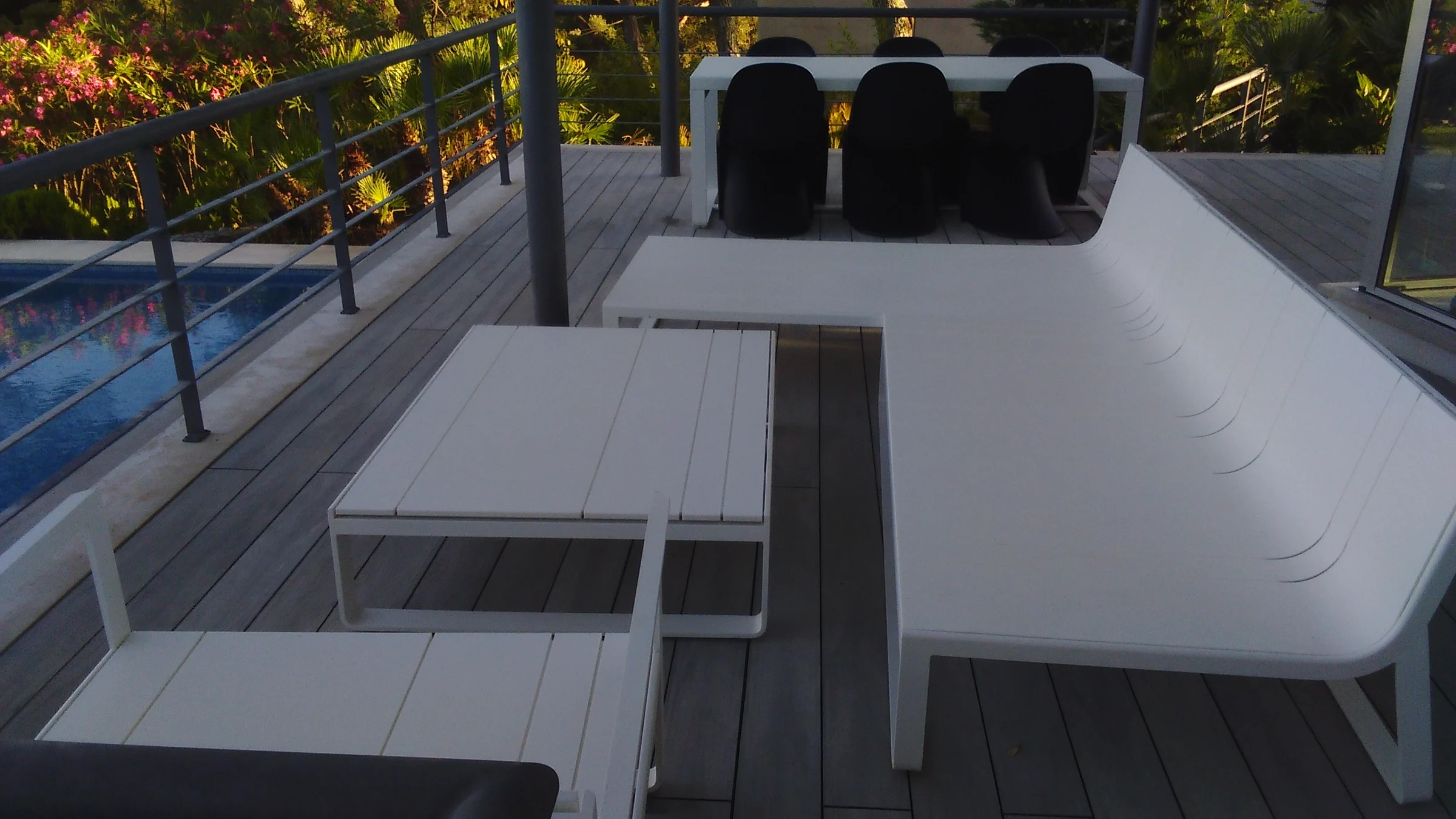 Tarimatec composite decking installed