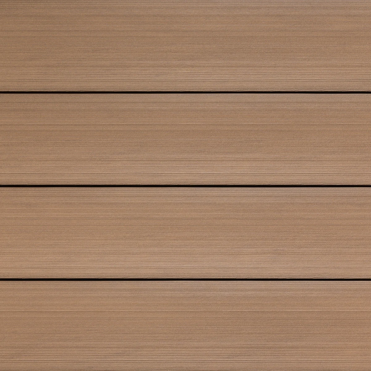 Paired Tarimatec composite decking colour swatch