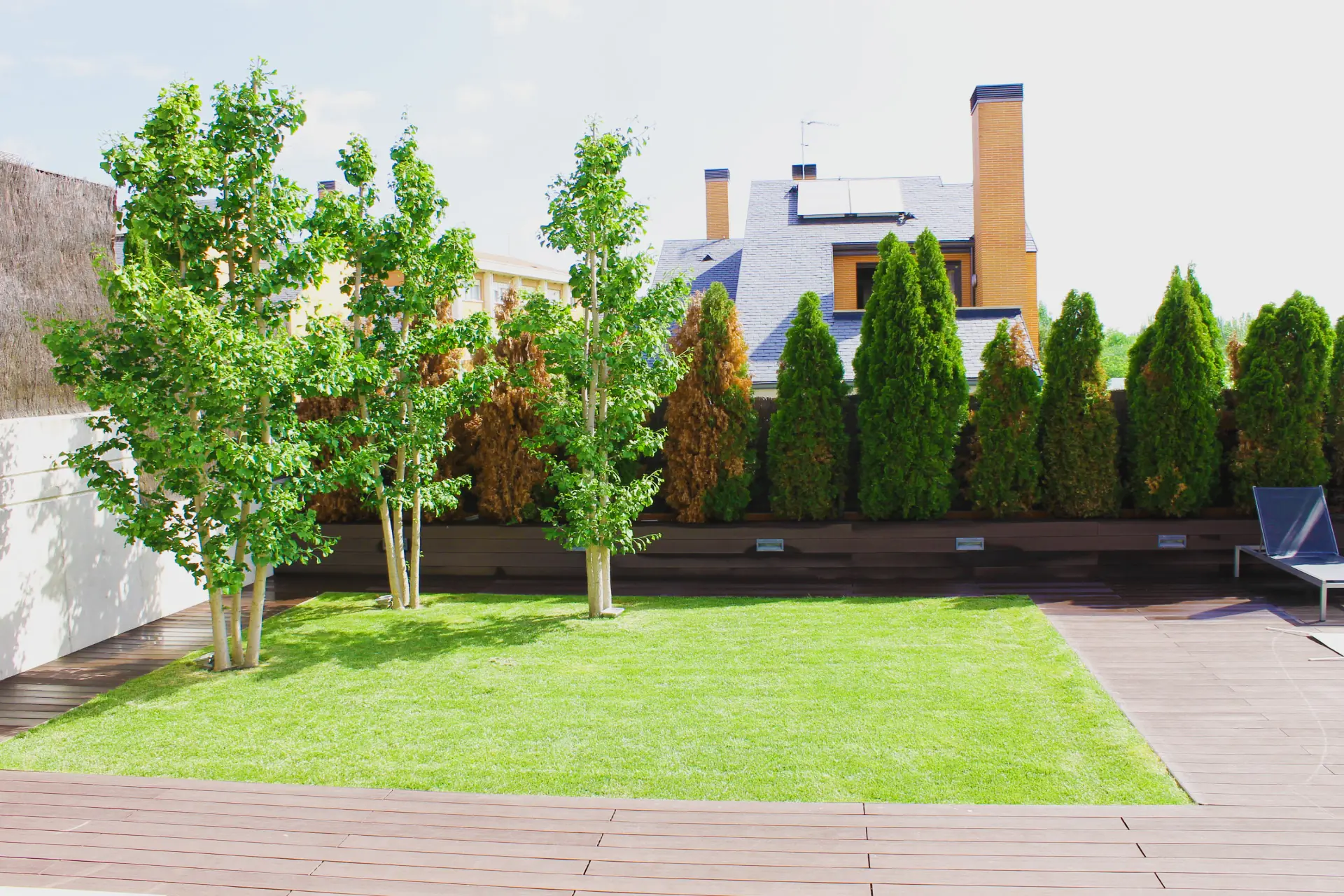 Tarimatec composite decking installed
