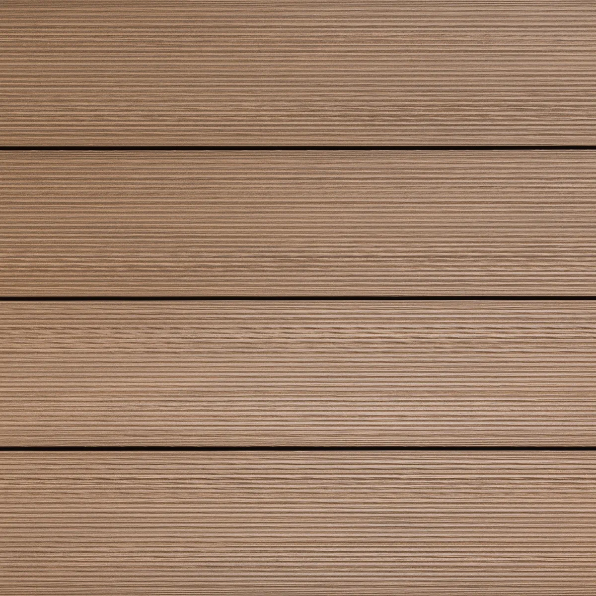 Paired Tarimatec composite decking colour swatch