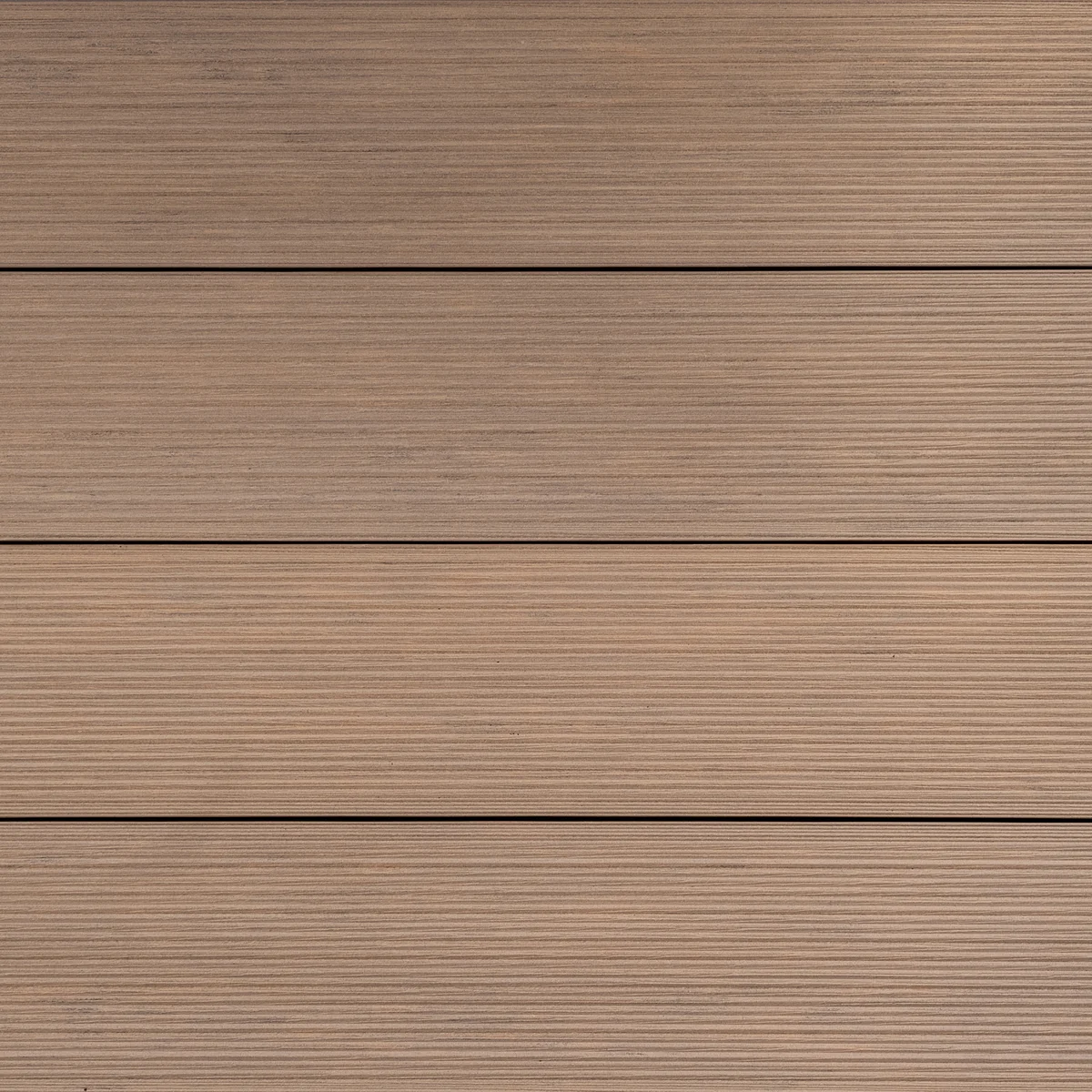 Paired Tarimatec composite decking colour swatch