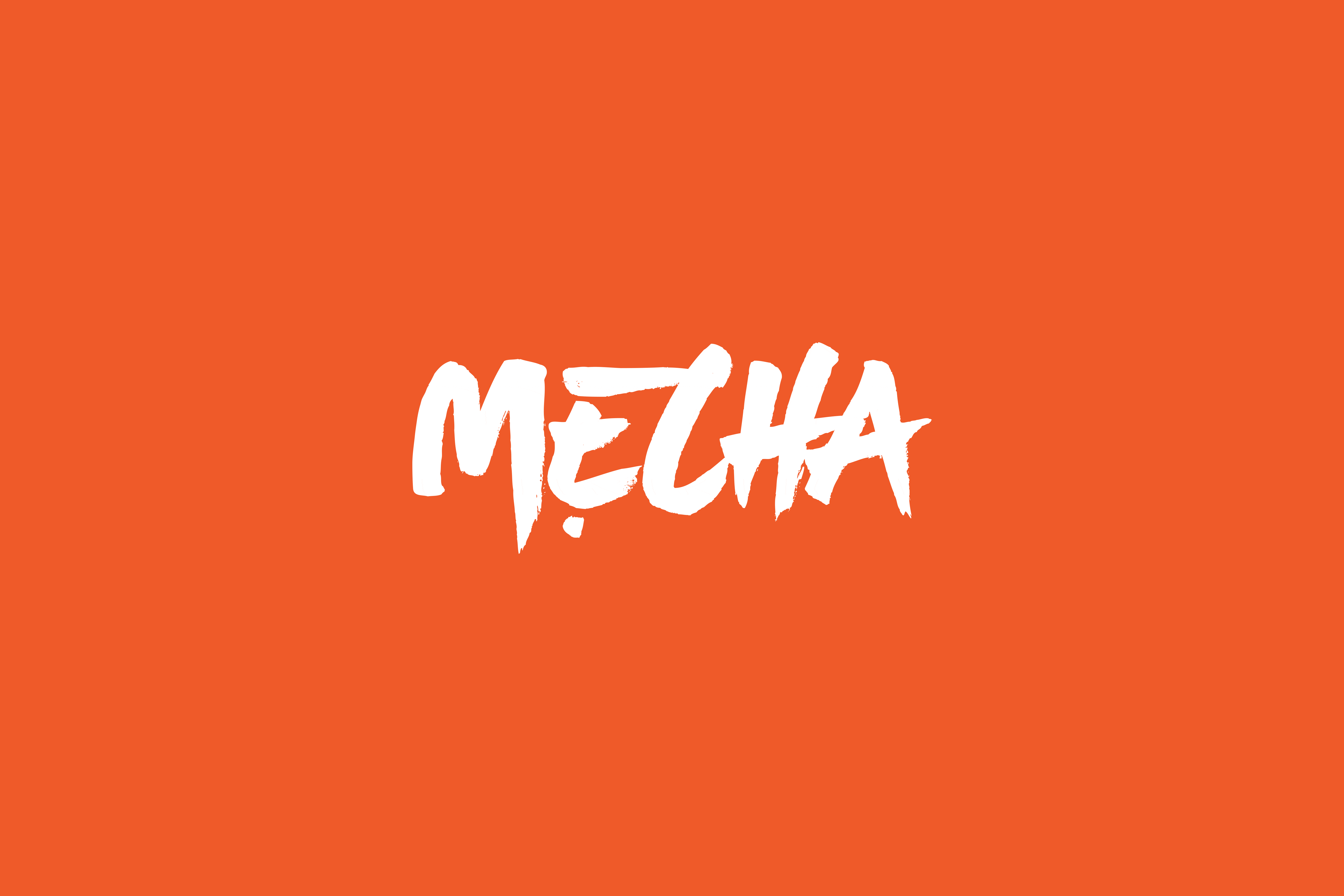 Animated graphic showcasing the Mecha Noodle Bar logo, transitioning between different versions to create a dynamic and evolving visual identity.