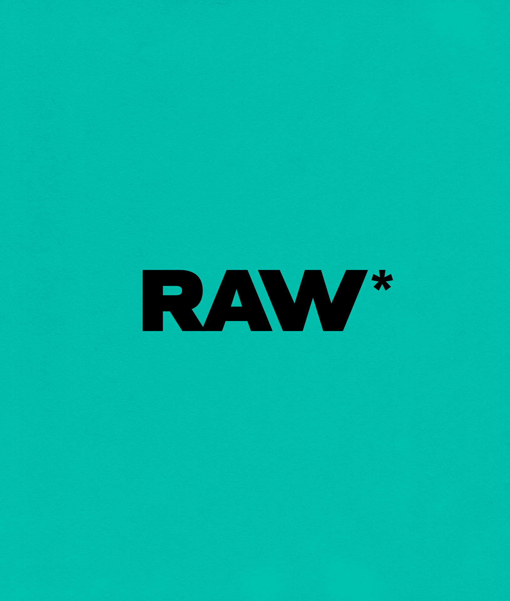 Animated graphic showcasing the RAW brand logo, transitioning between different versions to create a dynamic and evolving visual identity.