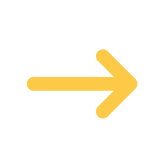 Yellow right-pointing arrow on a transparent background.