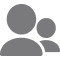 Abstract gray circles of varying sizes overlapping on a white background