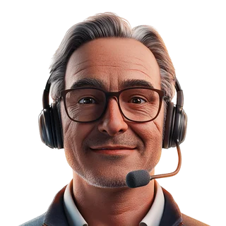 AI employee portrait, Customer Support Specialist