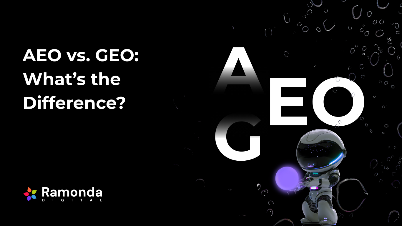 Illustration of the Difference between AEO and GEO 