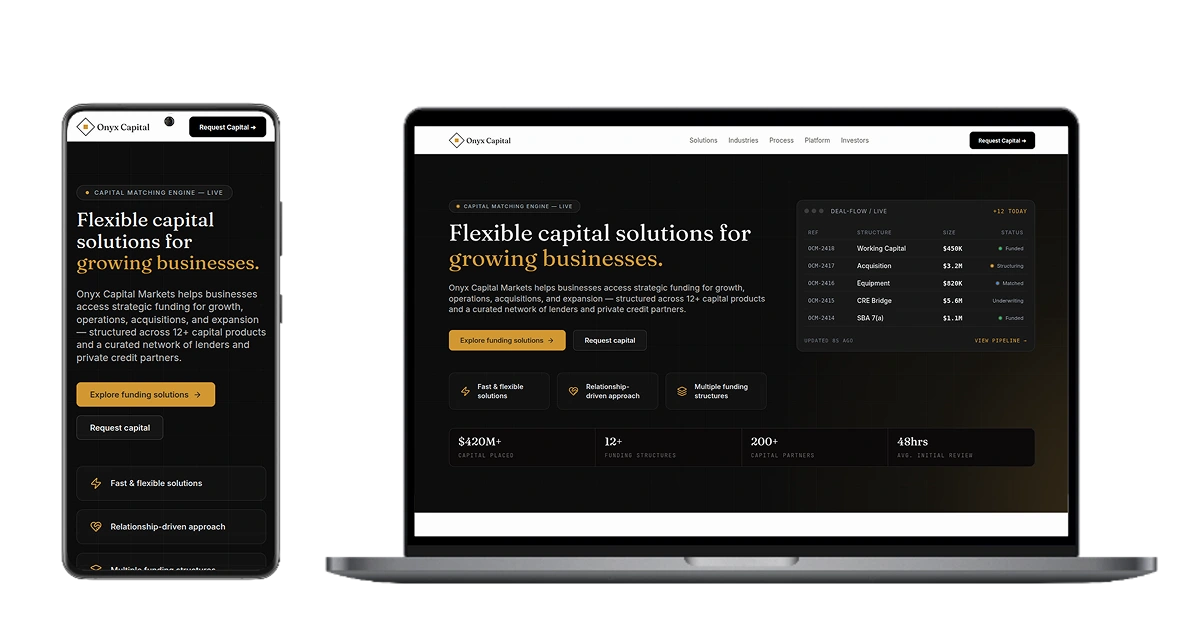 Image showing the Glücksschere Coiffeur Smart Website design on desktop and mobile, featuring modern layout, SEO-friendly structure, and online booking system for a beauty salon.