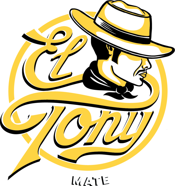 EL TONY MATE logo with transparent background