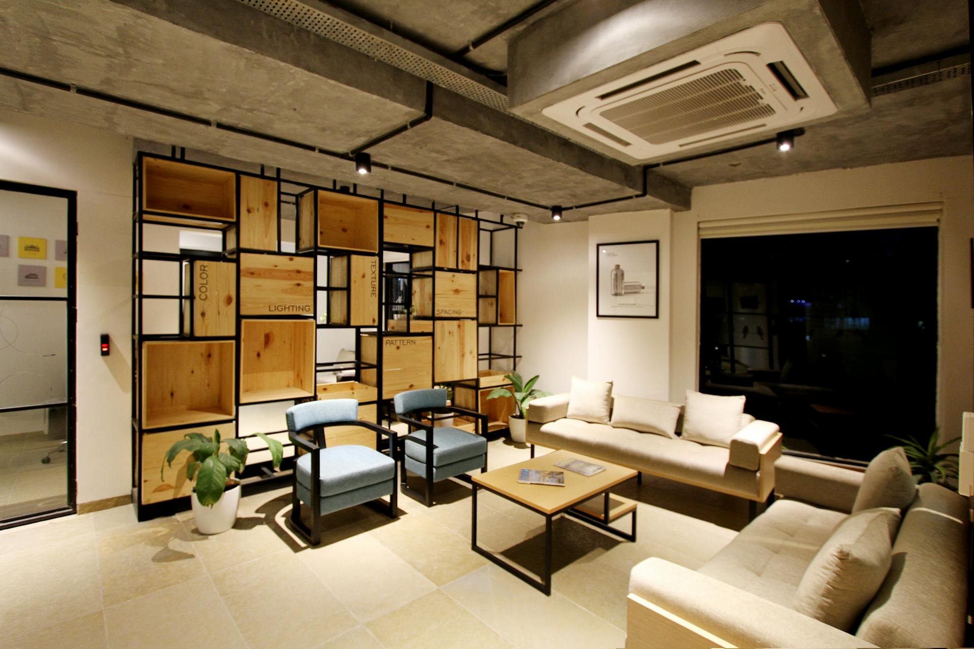 One-touch smart home control in a living room