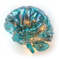 alt="Crystalline neural network brain icon representing exclusive access to AI prompts and early software launches."