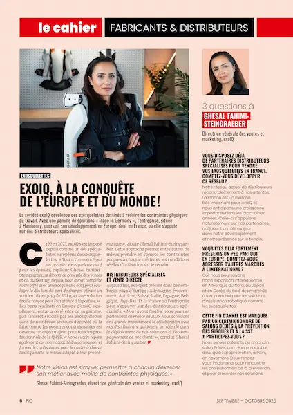 PIC Presseartikel: Ghesal Fahimi-Steingraeber über exoIQ