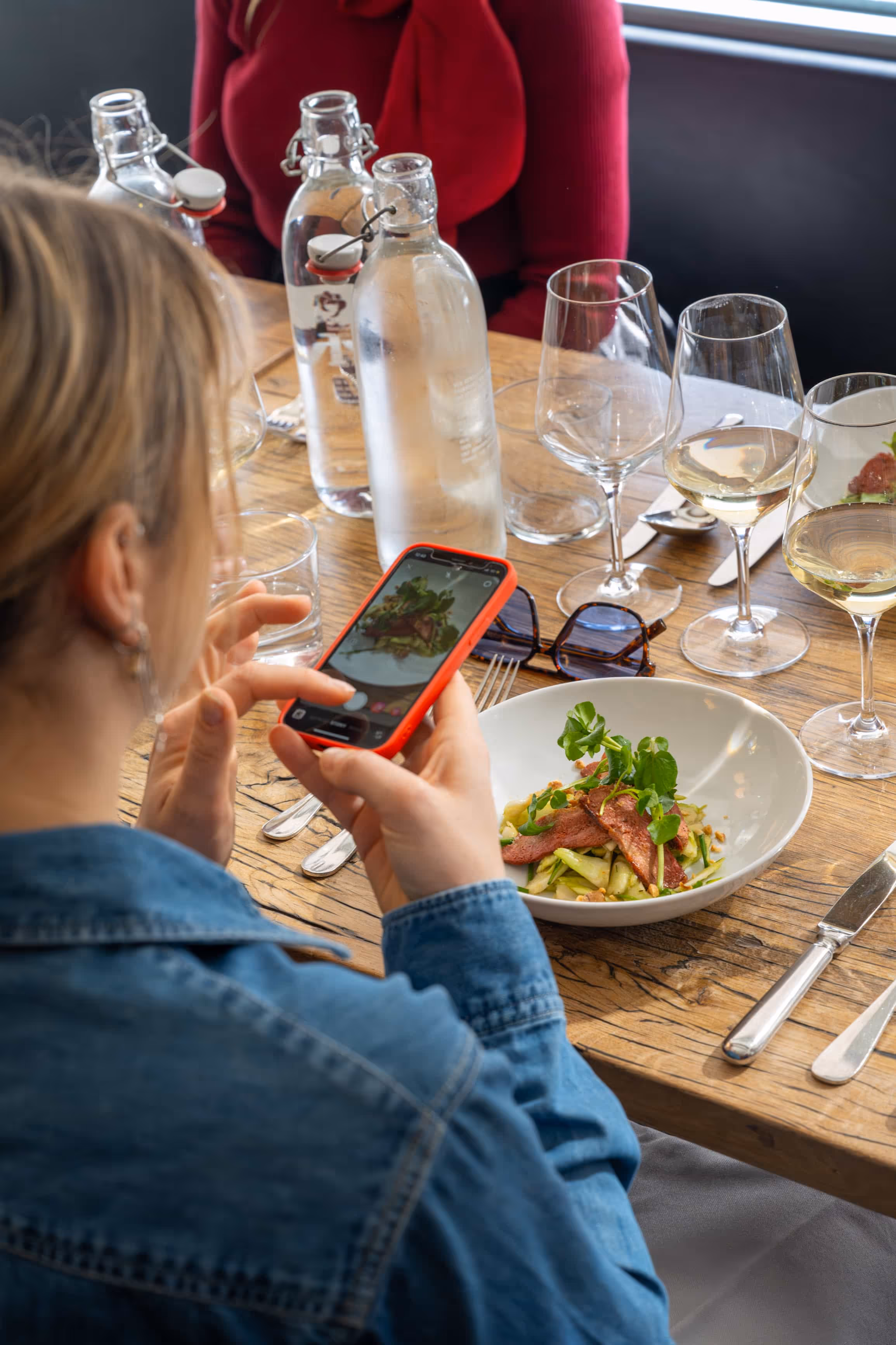 Lancierung des planted steaks im Gartenhof 
