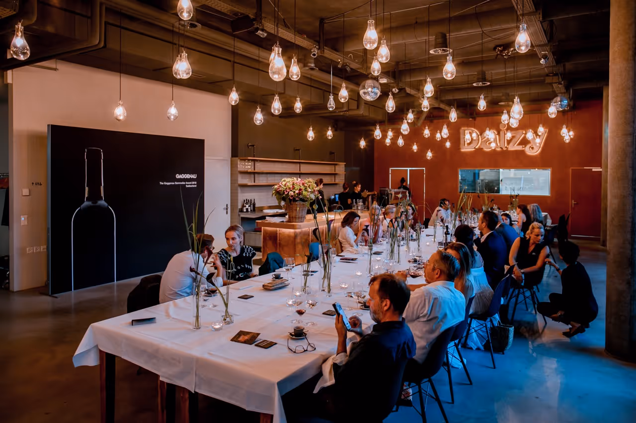 Gala dinner with press as part of the Gaggenau Sommelier Award 2018