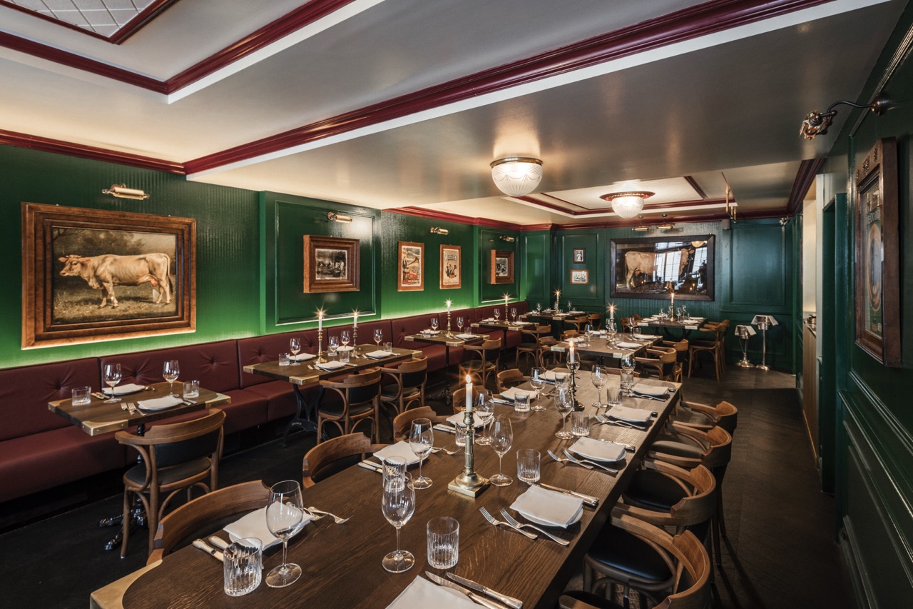 Interior des Williams ButchersTable am Standort Zürich Bellevue