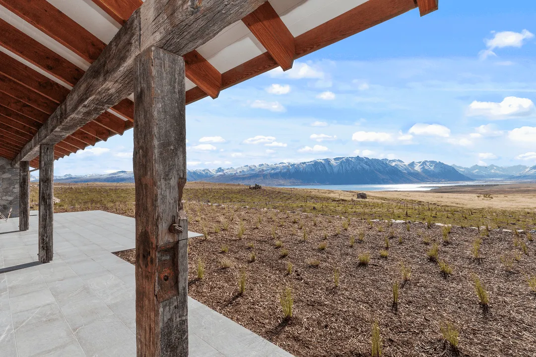 Tekapo Estate, Lake Tekapo | Rustic Hardwood Beams 300 x 400mm left in raw state