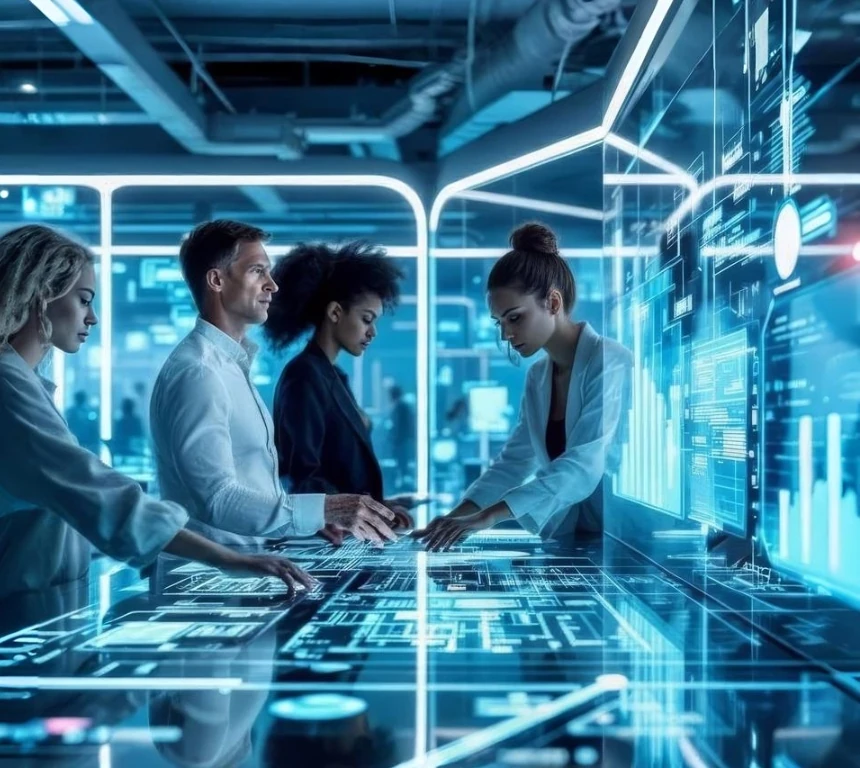 image of indoor lab setup (for a food and agtech)