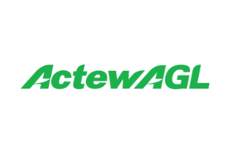 ActewAGL company logo in green text.