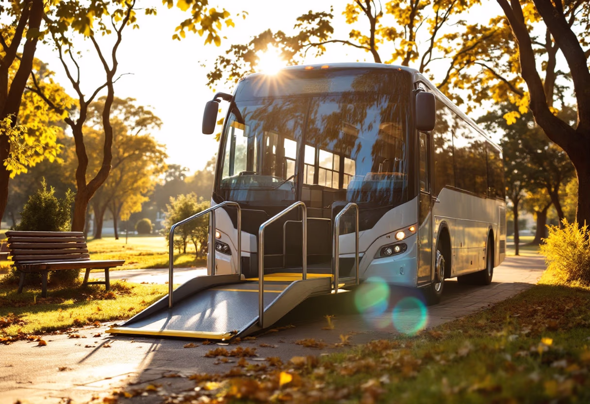 image of wheelchair-accessible bus