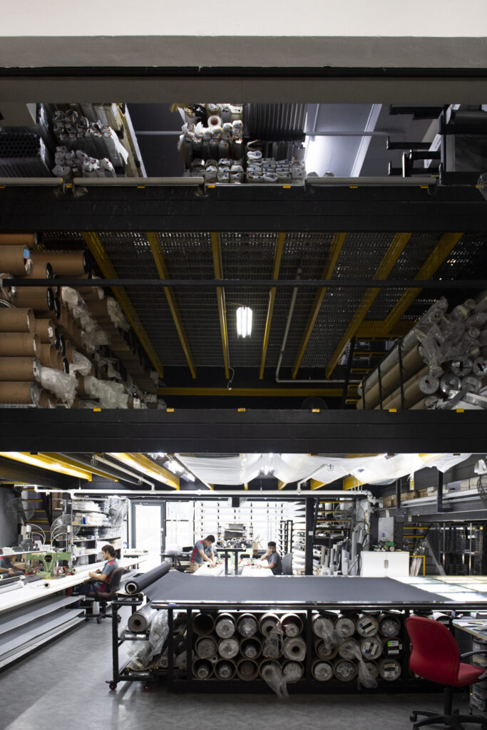 Fabrication of Ziptrak blinds in Singapore