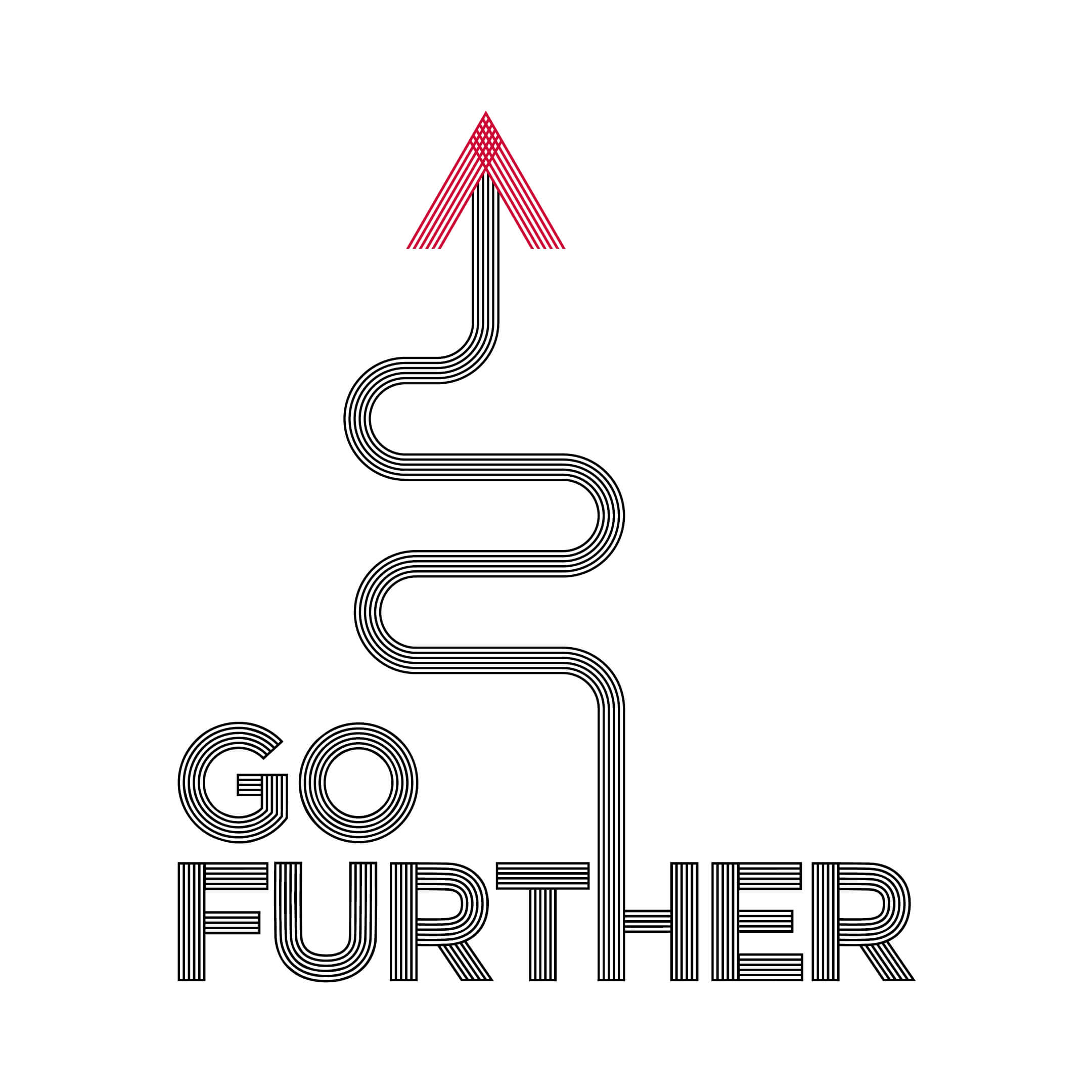 Millennium campaign—Go Further Typography.