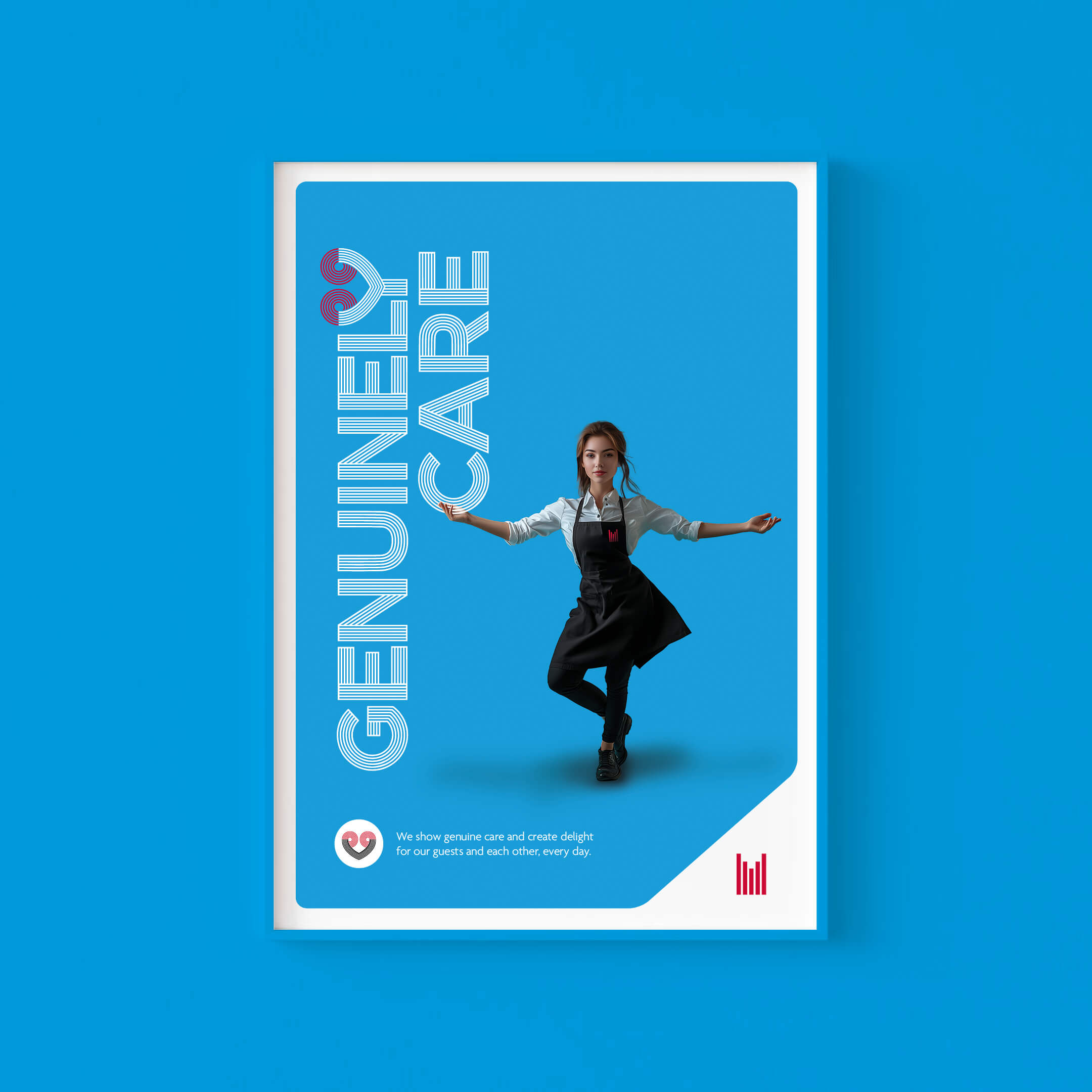 Millennium campaign—Genuinely Care Poster.