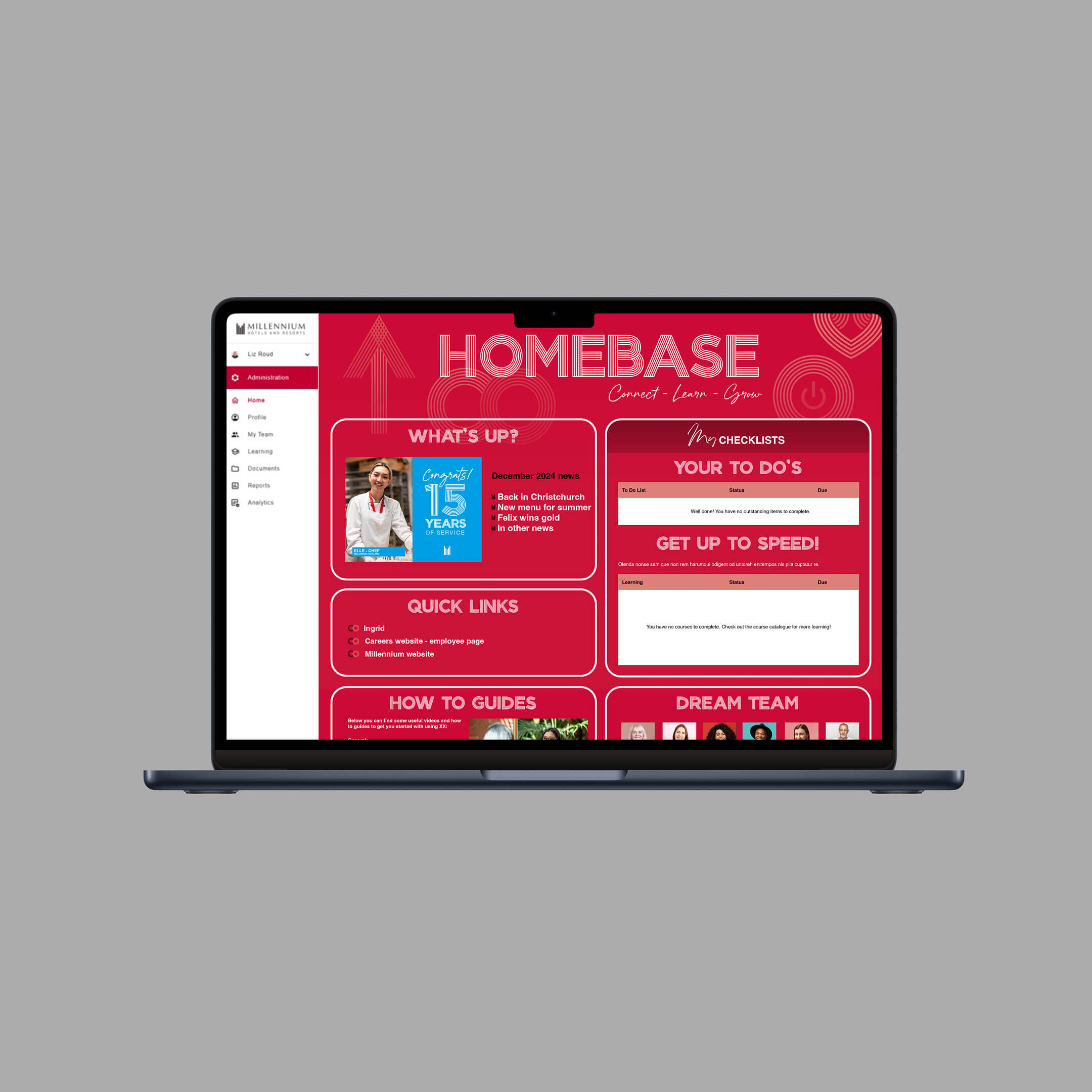 HomeBase project—portfolio image.