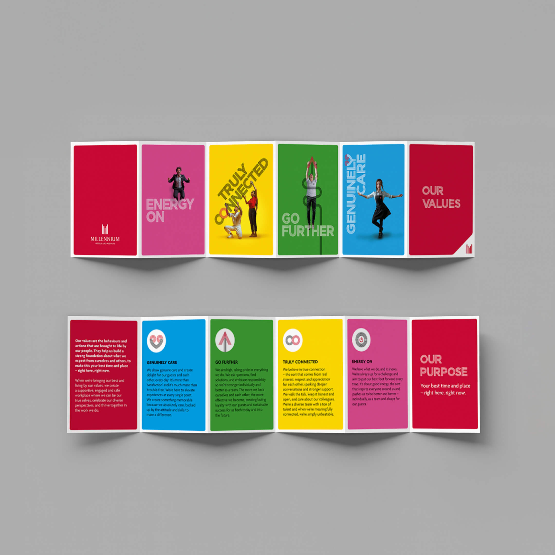 Pocket card design mockup.