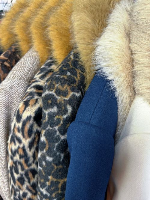 faux fur wool coats