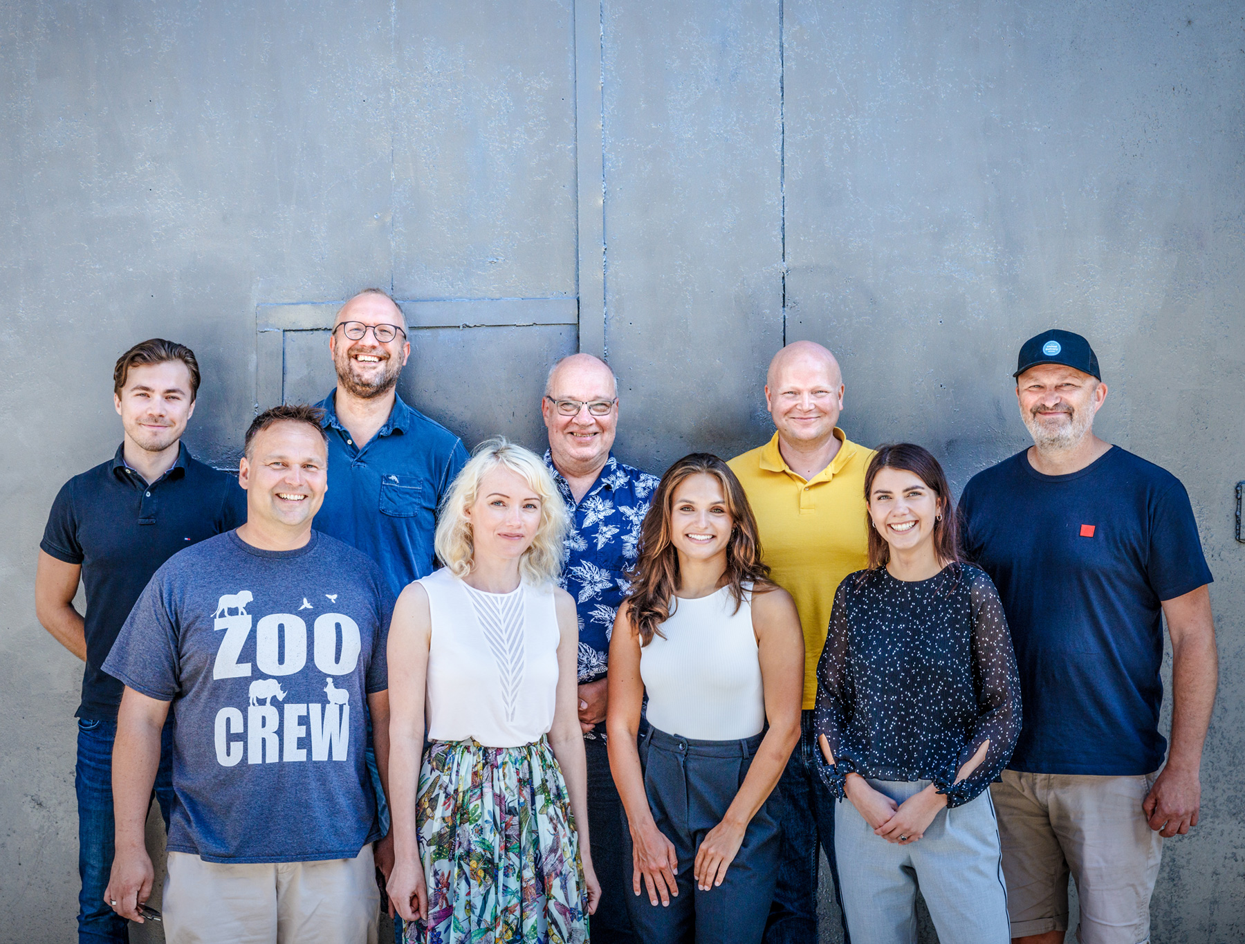 The Trind VC team posing outdoors in a relaxed and informal group photo, smiling and dressed casually, reflecting the firm’s down-to-earth and approachable culture.