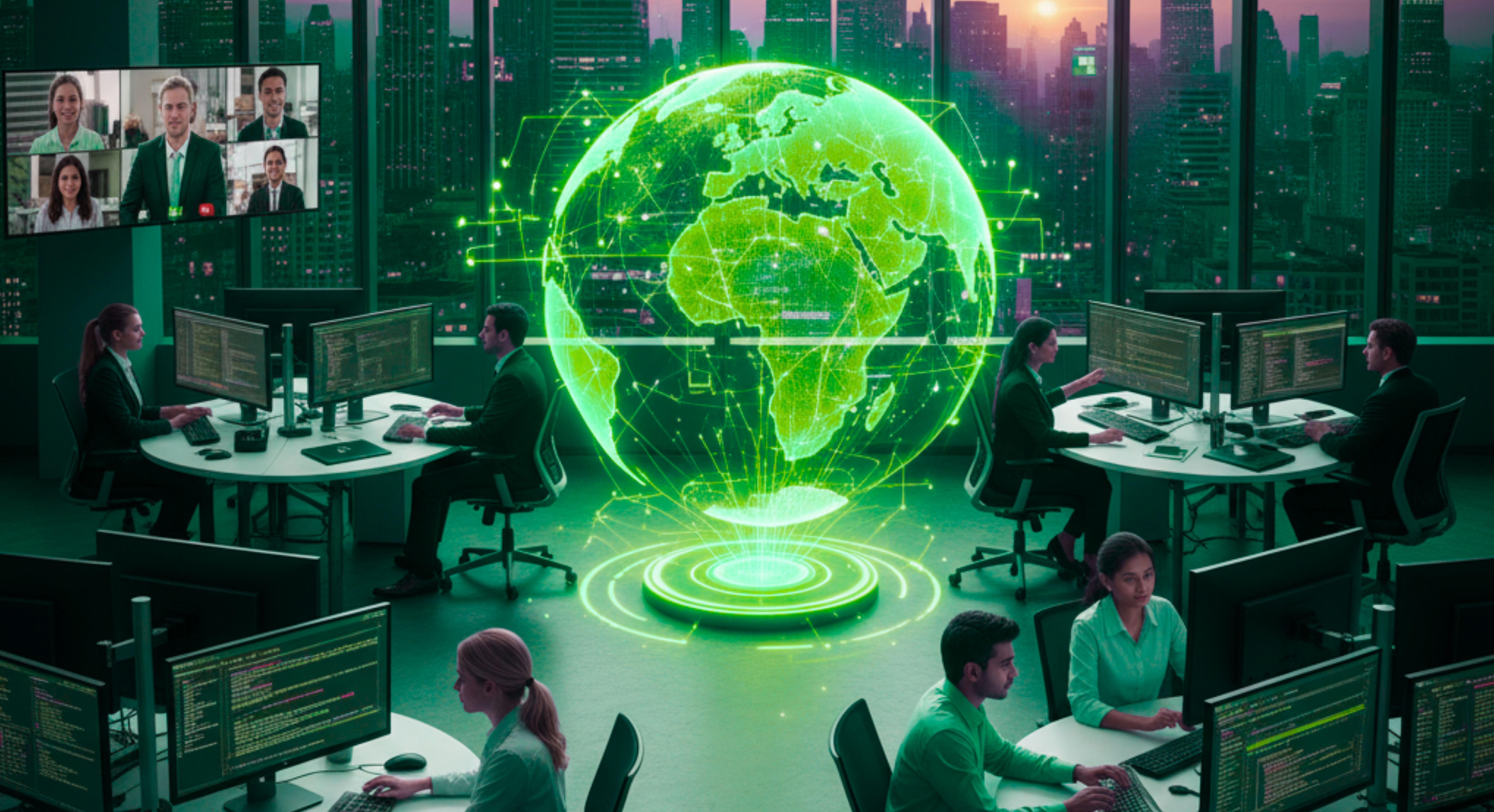 Global Competency Center Team - Dedicated Offshore Software Development and Digital Transformation Services by TaashaTech