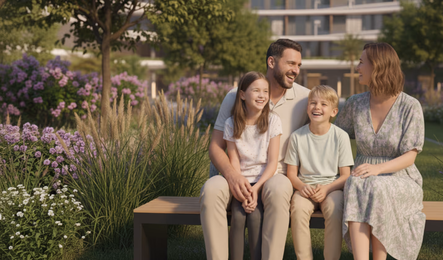 Modern apartment interiors in luxury flats