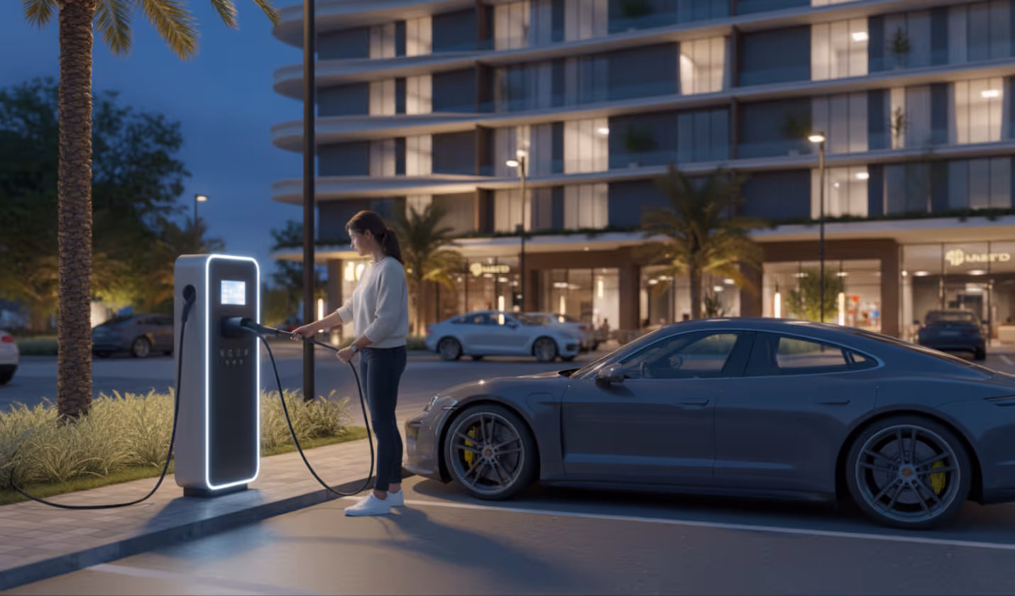 Swimming pool amenity at luxury apartments