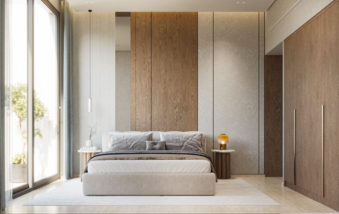 Bedroom interior at Mayfair Nexus