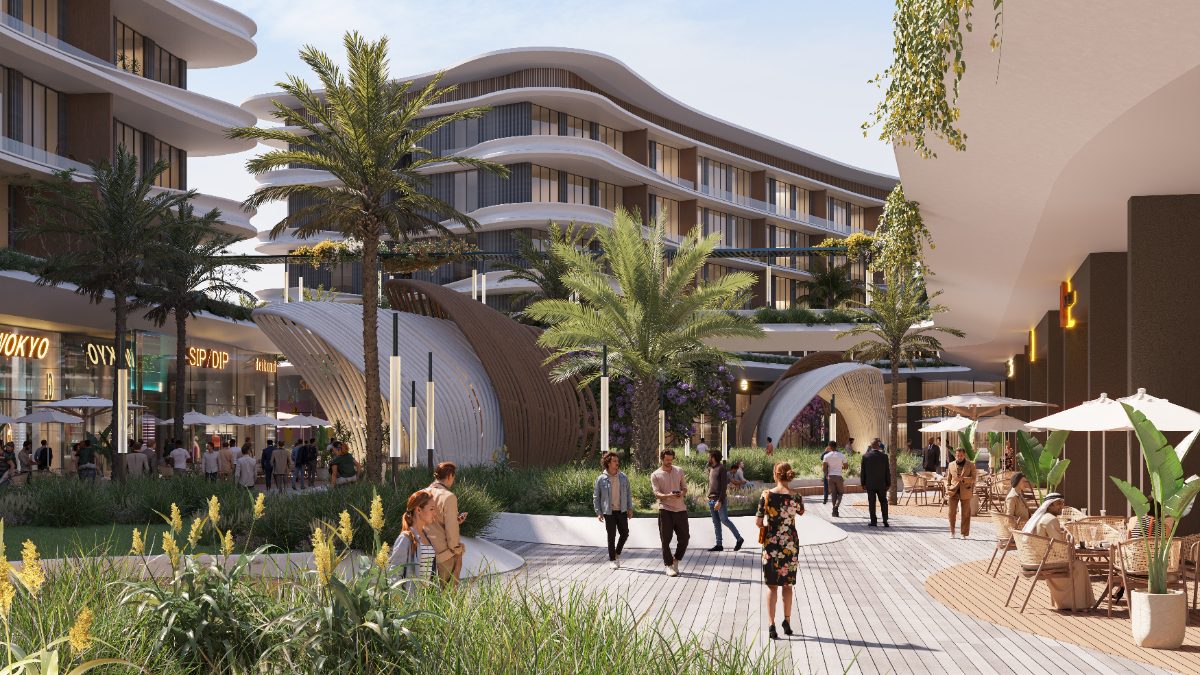 The promenade at Mayfair Nexus