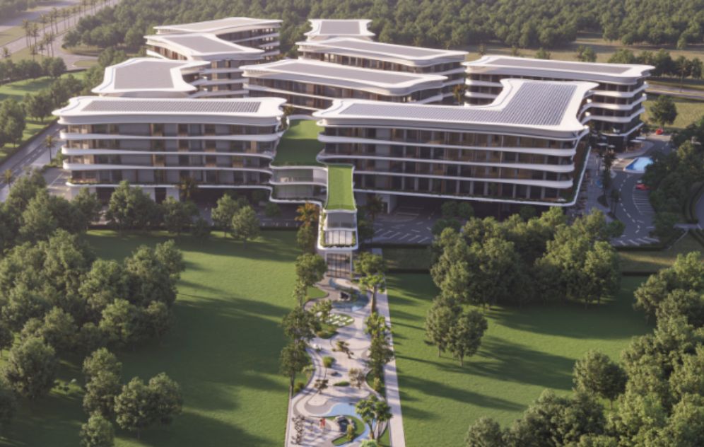 Mayfair Nexus luxury low‑rise apartments exterior in Wadi Al Safa 7 Dubailand.