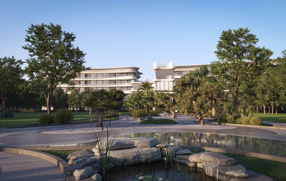 Zen Garden amenities at Mayfair Nexus Dubai.