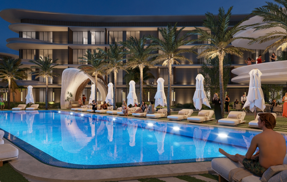 Ground floor apartment private garden access Mayfair Nexus Wadi Al Safa 7 family friendly Dubai property.